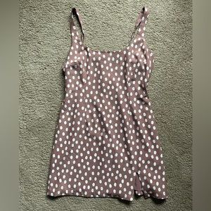 Abercrombie and Fitch tieback dress. Fawn color with polkadots. Size large.